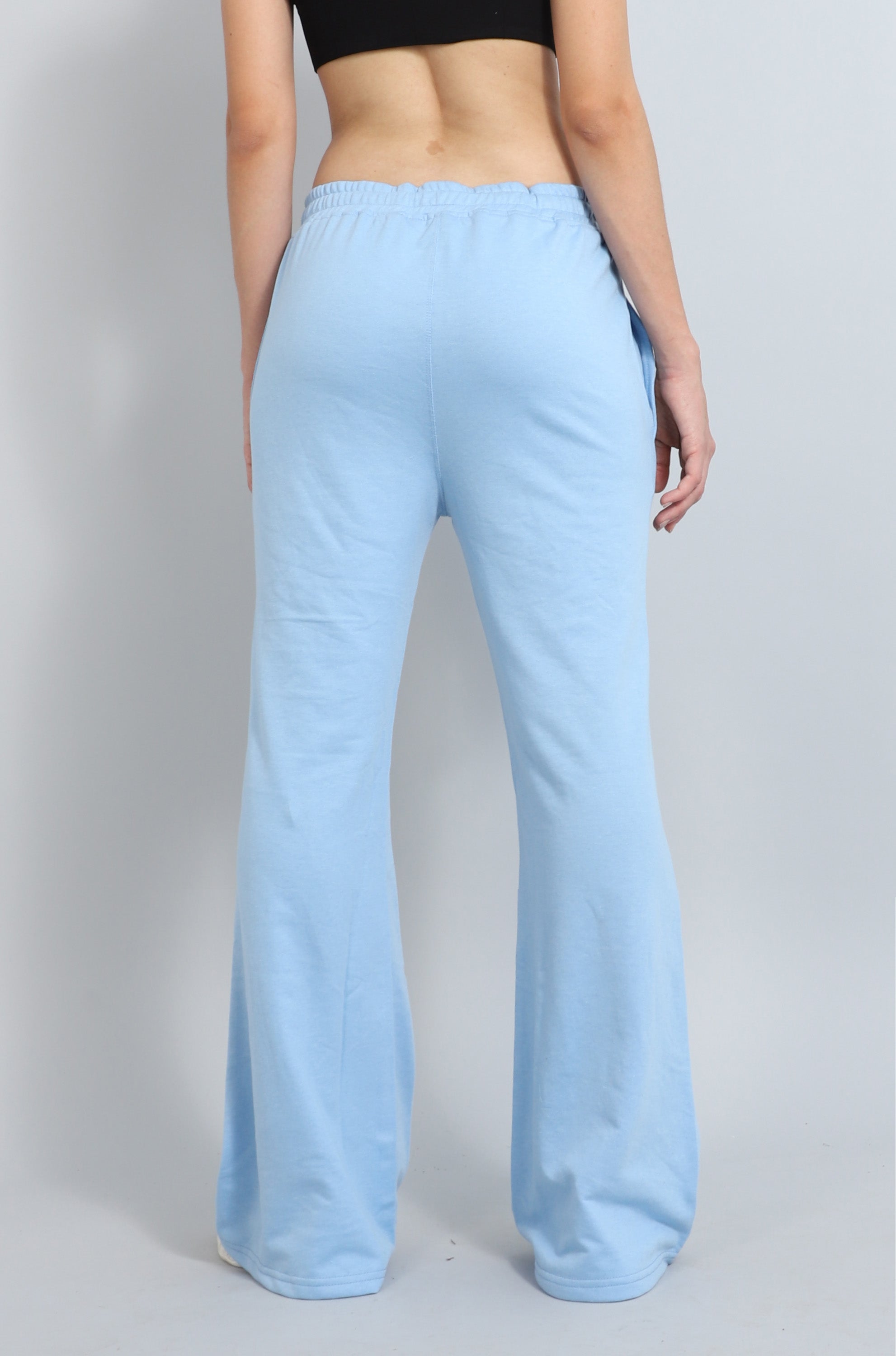 Buy Sky Blue Solid Cotton Trouser Pant for Best Price, Reviews, Free  Shipping