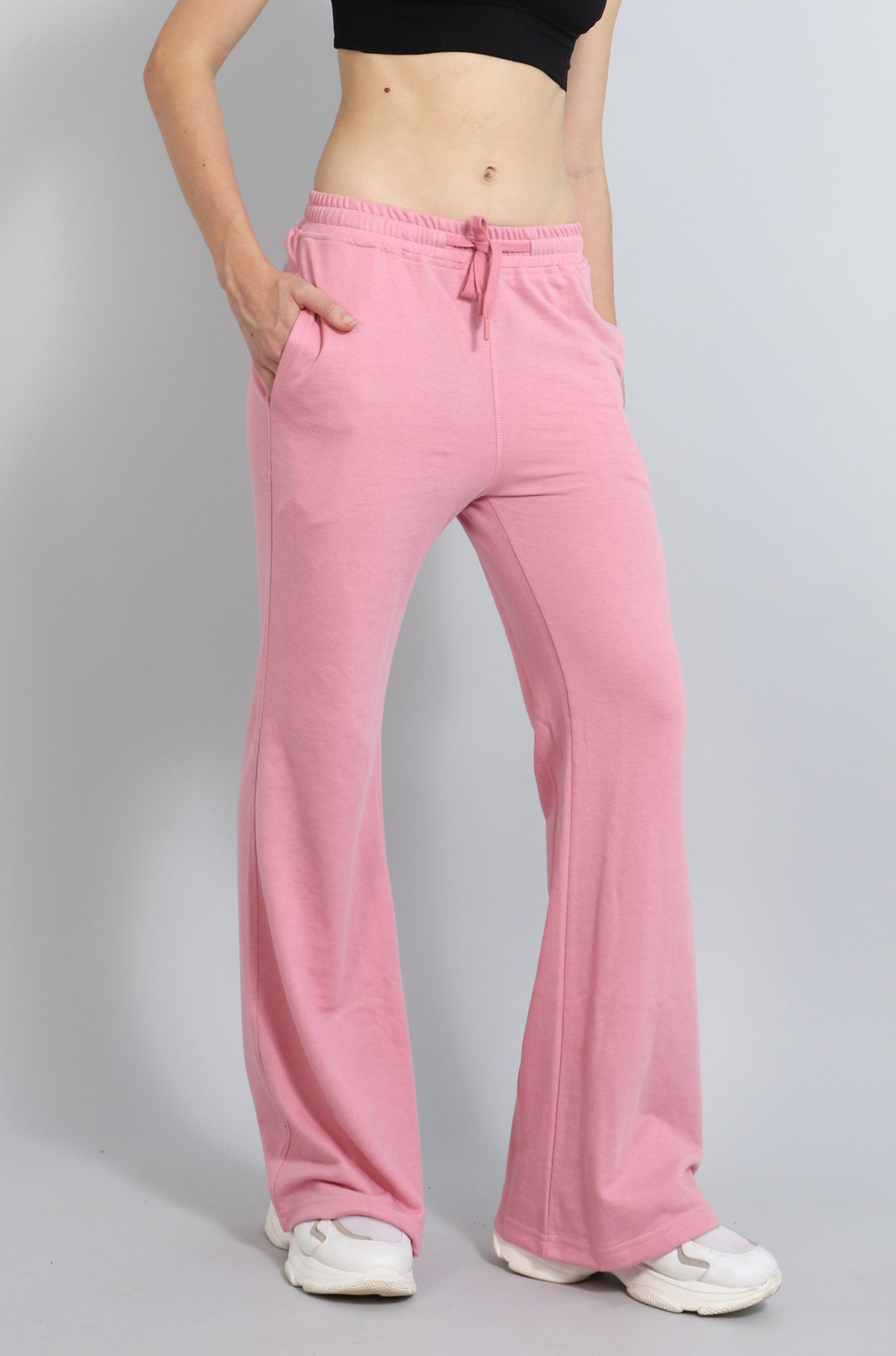 Flared Bootcut Pink trousers for Women