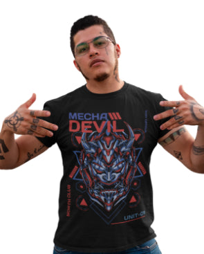 Tech Devil Regular Fit T-shirt for Men