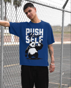 Push yourself Oversized T-shirt for Men