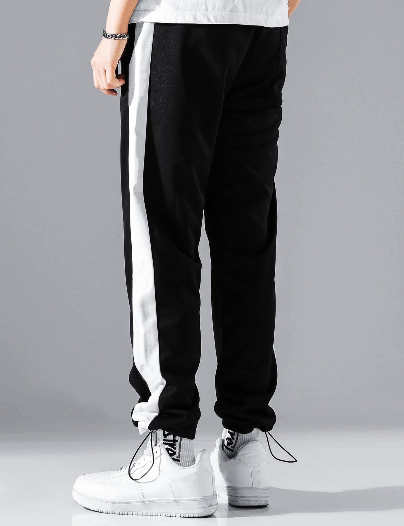 Black & White Track pants for Men