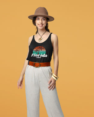 Florida Tank top for Women, Black