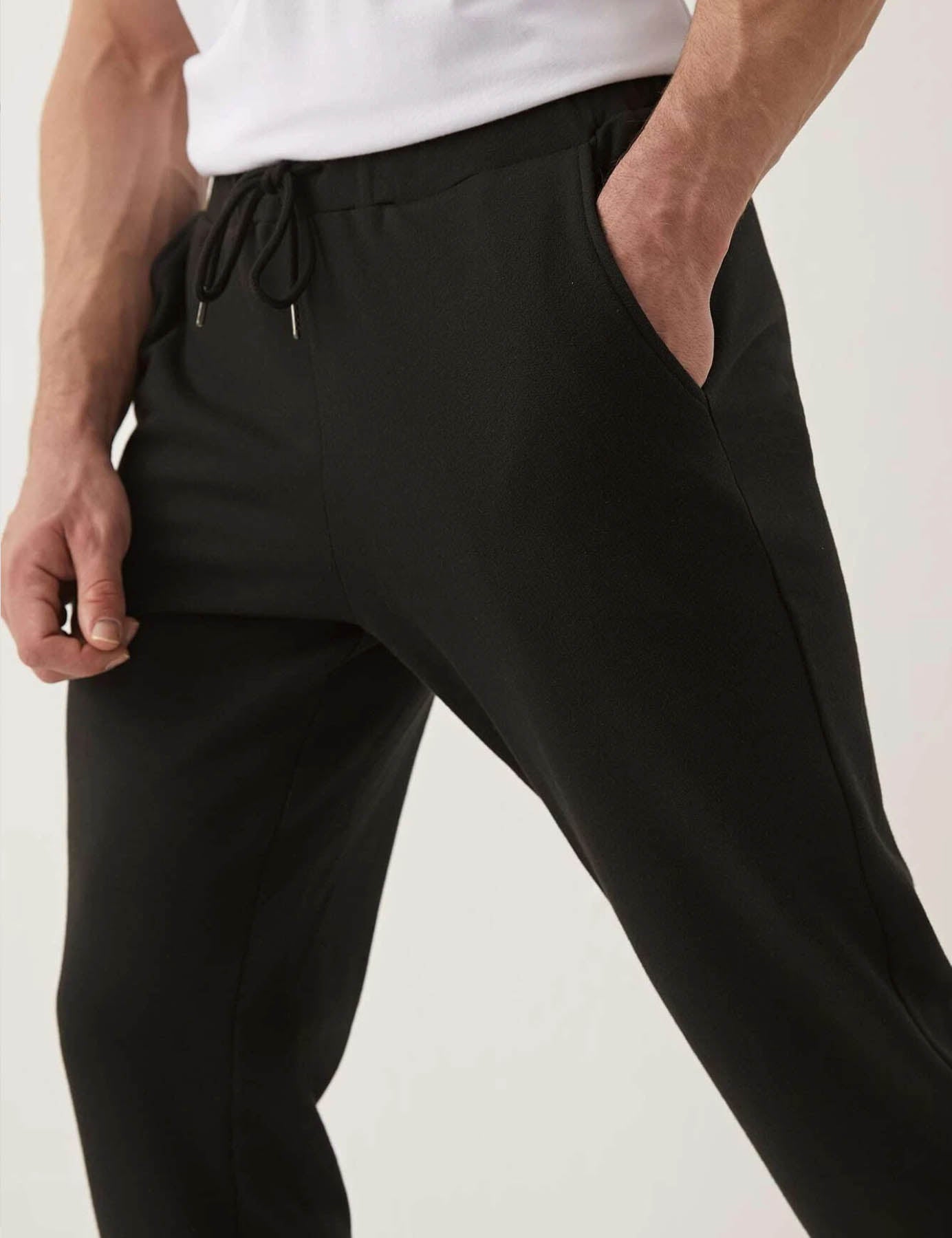 Buy ETHER Black Casual Regular Fit Trousers - Trousers for Men 1284721 |  Myntra