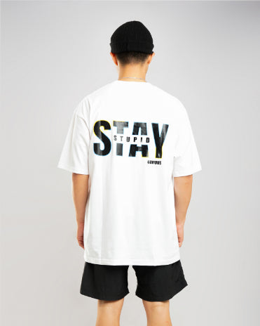 Stay Stupid Oversized T-shirt for Men