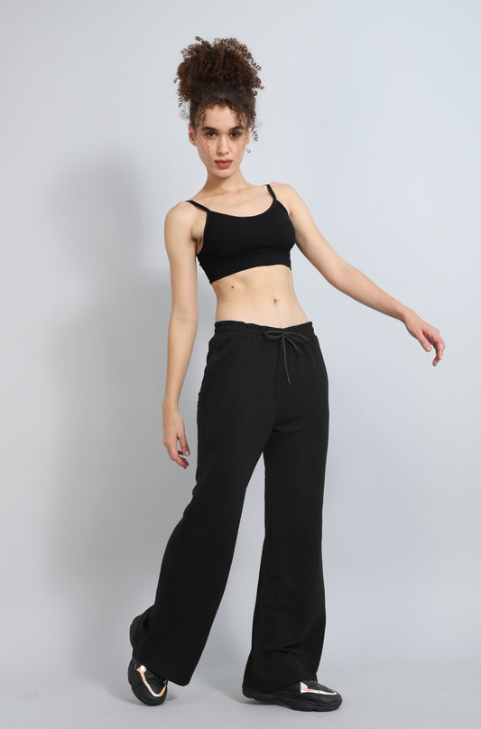 Flared Bootcut Black trousers for Women