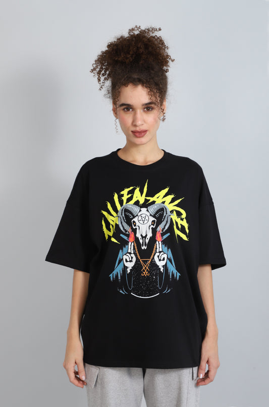 Fallen Angel Oversized T-shirt For Women