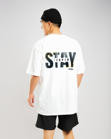 Stay Stupid Oversized T-shirt for Men