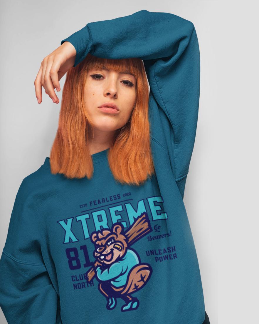 Women's Xtreme Oversized Drop shoulder Sweatshirt