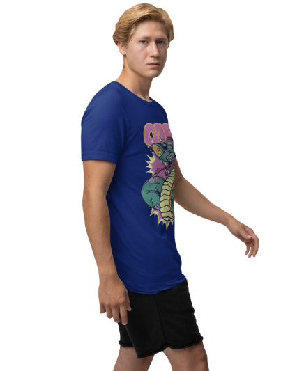 Cobra Relaxed Fit T-shirt for Men, Royal Blue