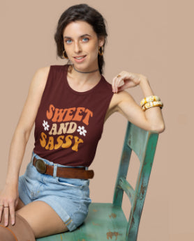 Sweet and sassy Tank top for Women