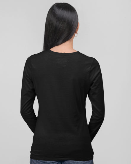 Peace Regular Fit full sleeve T-shirt for Women