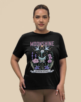 Moonshine Regular Fit T-shirt for Women