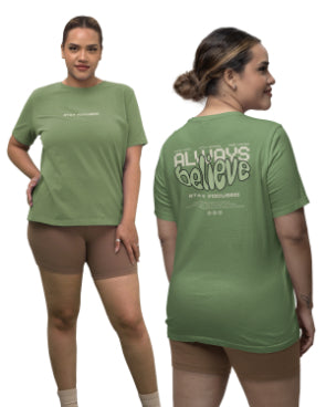 Always Believe Regular Fit T-shirt for Women