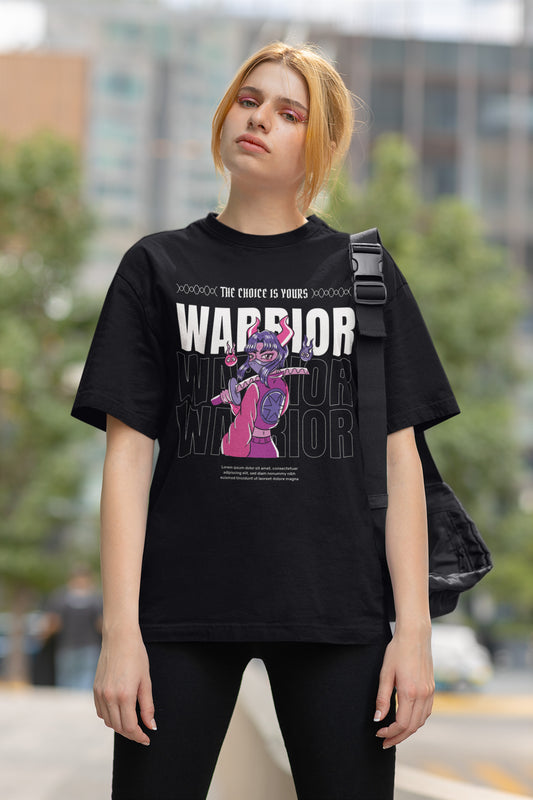 Warrior Oversized T-shirt For Women