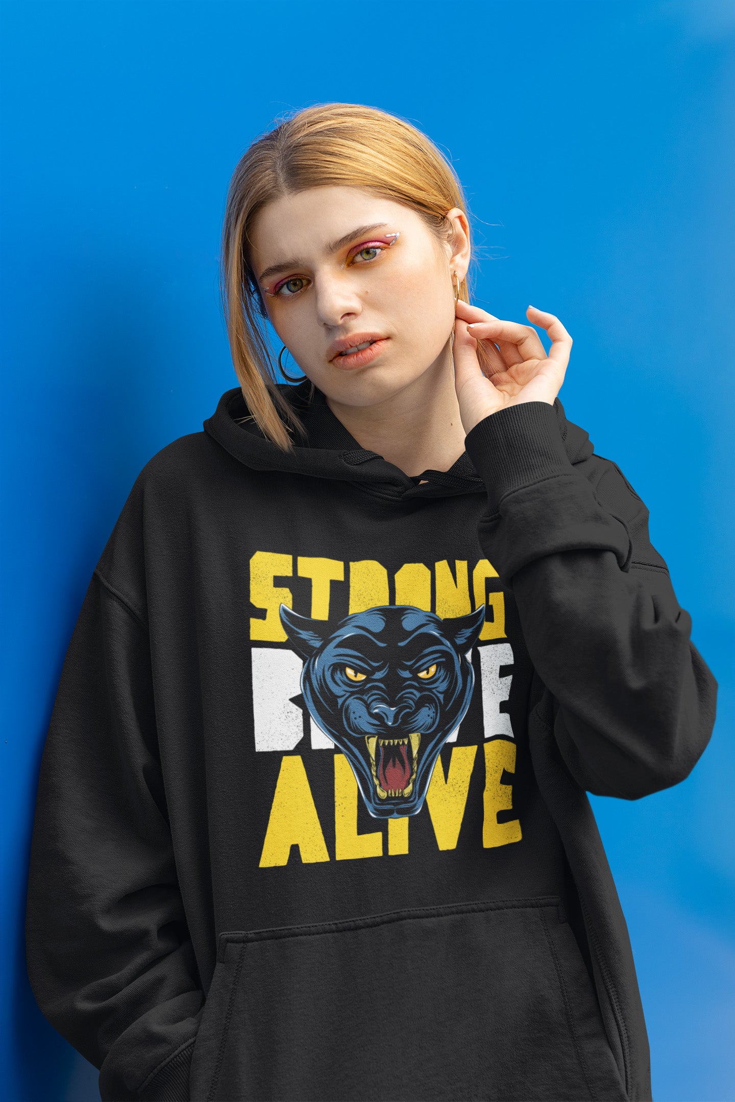 Women's Strong Brave & Alive Hoodie (Fleece)