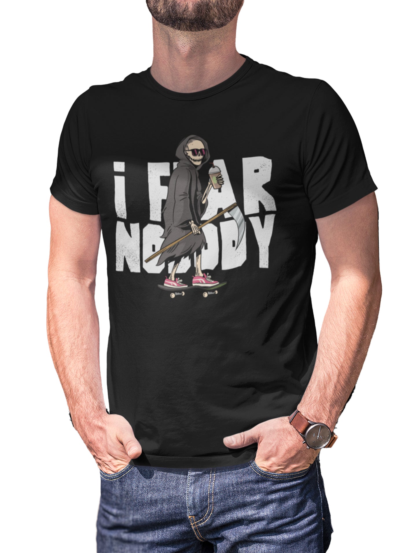 Fear Nobody Regular Fit T-shirt for Men