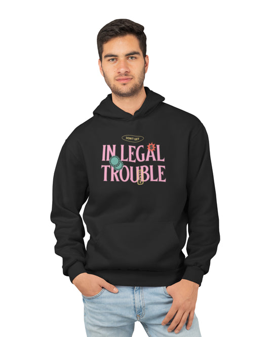 Men's Legal trouble Hoodie (Fleece)