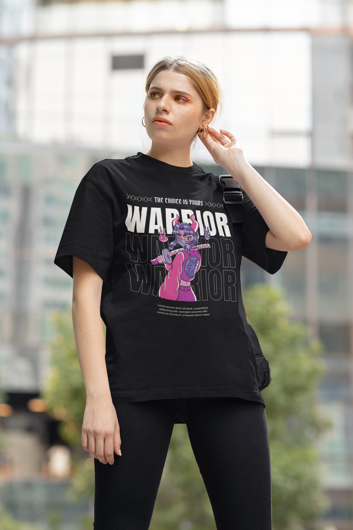 Warrior Oversized T-shirt For Women
