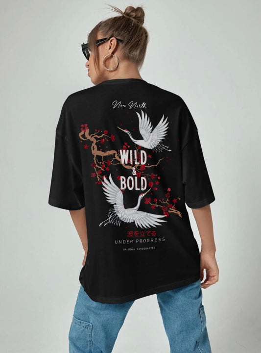 Wild & Bold Oversized T-shirt for Women