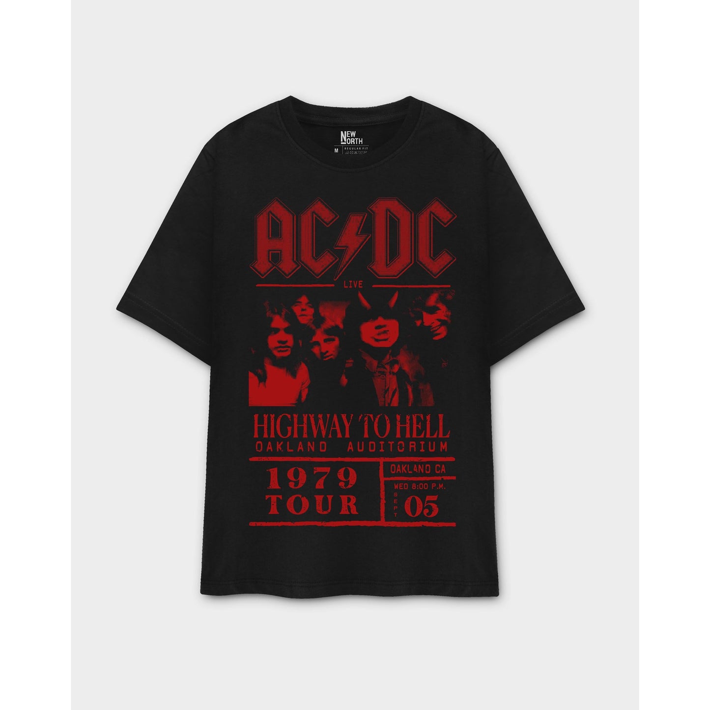 ACDC Regular Fit T-shirt for Men