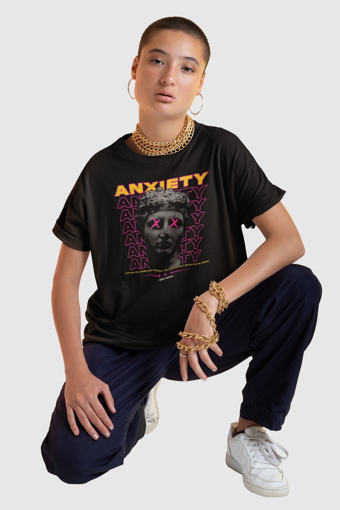 New Anxiety Relaxed T-shirt for Women