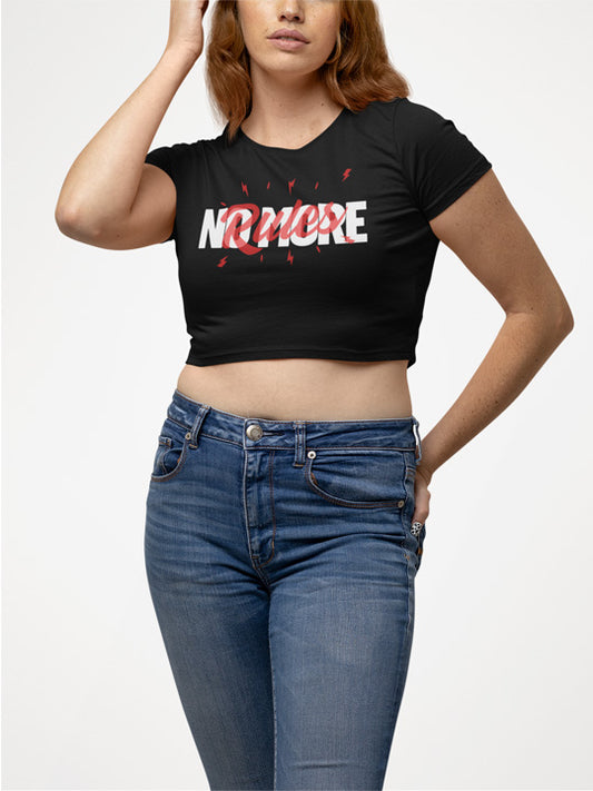 No More Rules Baby Tee for Women