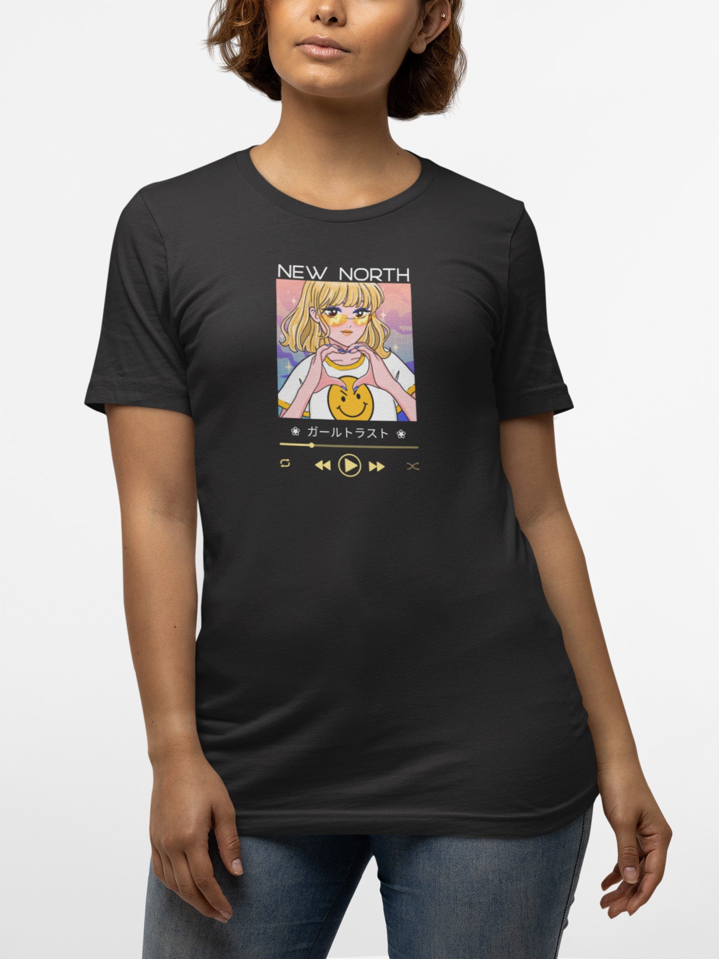 Play Anime Regular Fit T-shirt for Women
