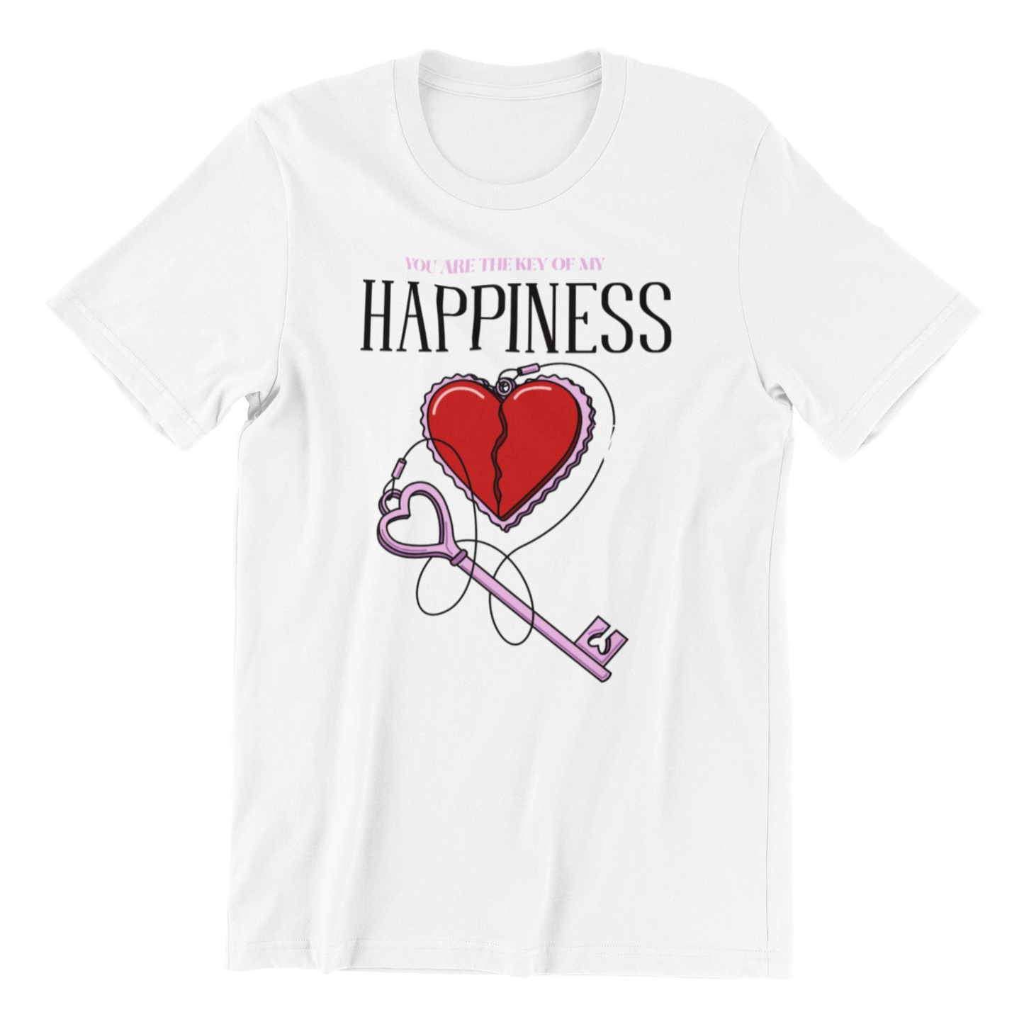 KEY TO MY HEART couple t-shirt