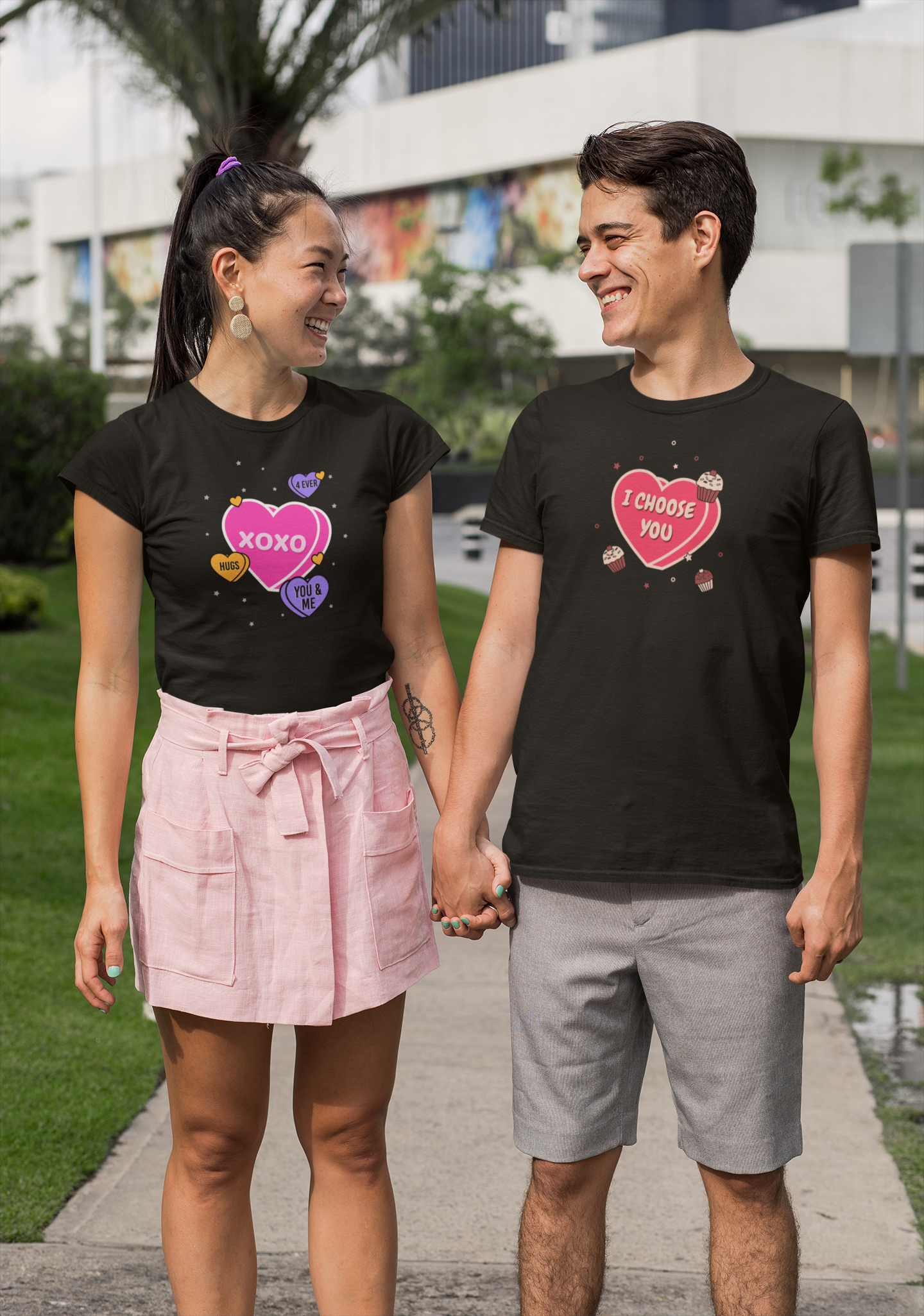 I CHOOSE YOU couple t-shirt